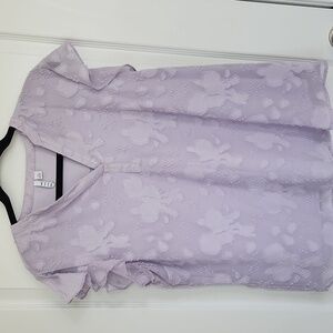 Elle Purple Blouse Size XL